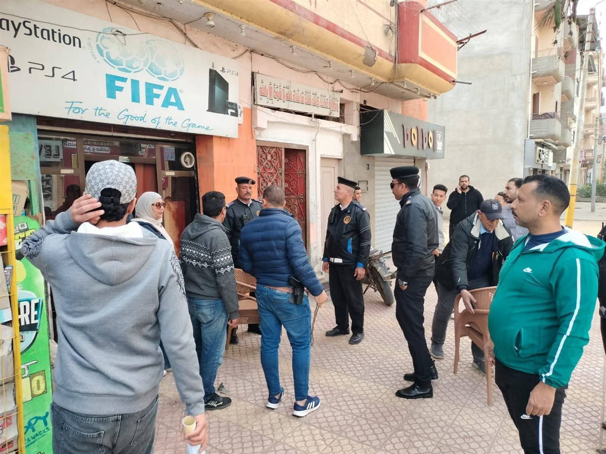 حملة مكبرة لرفع الإشغالات وتطهير شوارع كفر سعد بدمياط&nbsp;