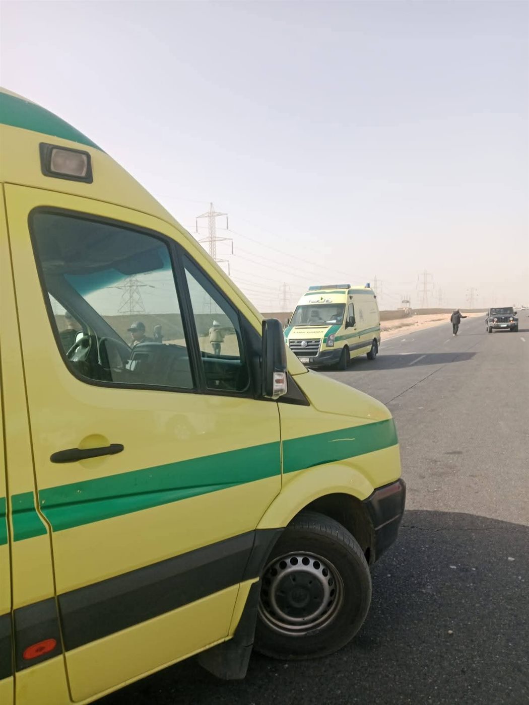 جانب من مكان الحادث، فيتو