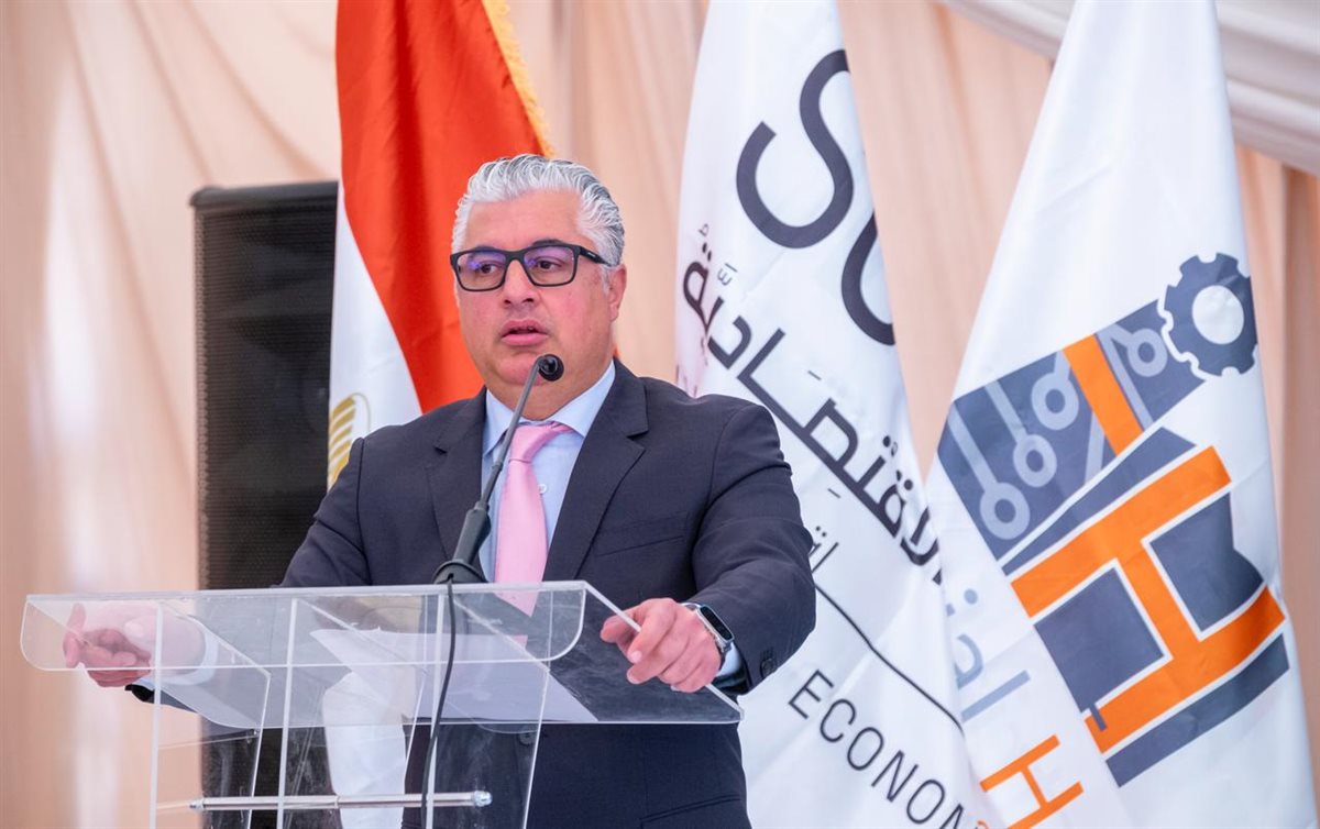 جانب من مراسم وضع حجر الأساس، فيتو