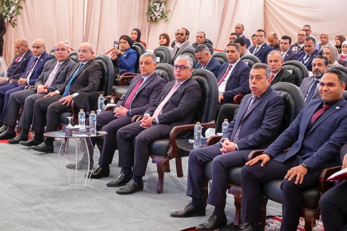 جانب من مراسم وضع حجر الأساس، فيتو