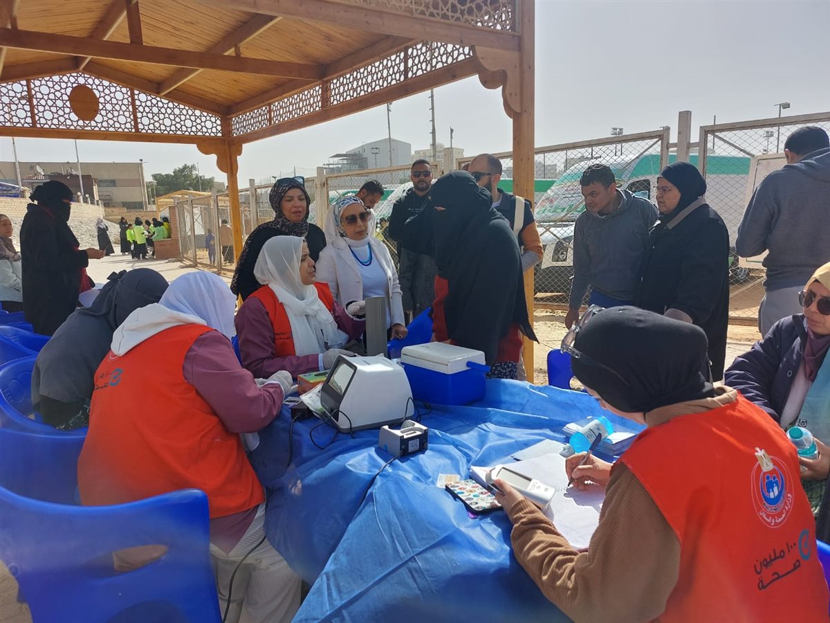 جانب من فاعليات القافلة، فيتو