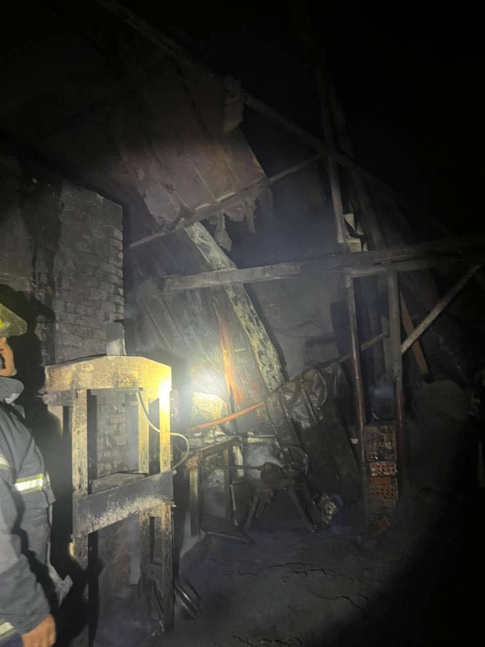 حريق بمنطقة تجميع كاوتش بالخانكة، فيتو&nbsp;