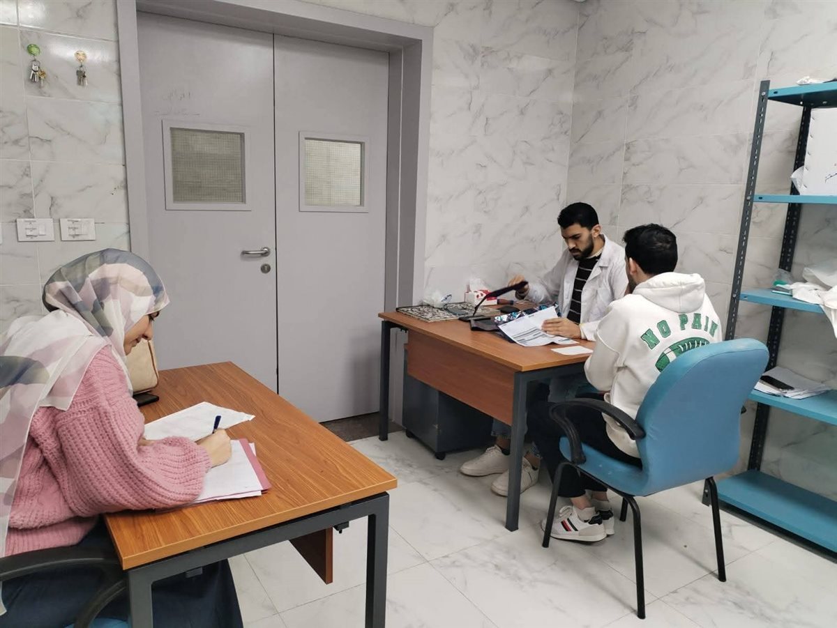 فريق إشراف مديرية الصحة خلال تفقد مستشفى التل، فيتو