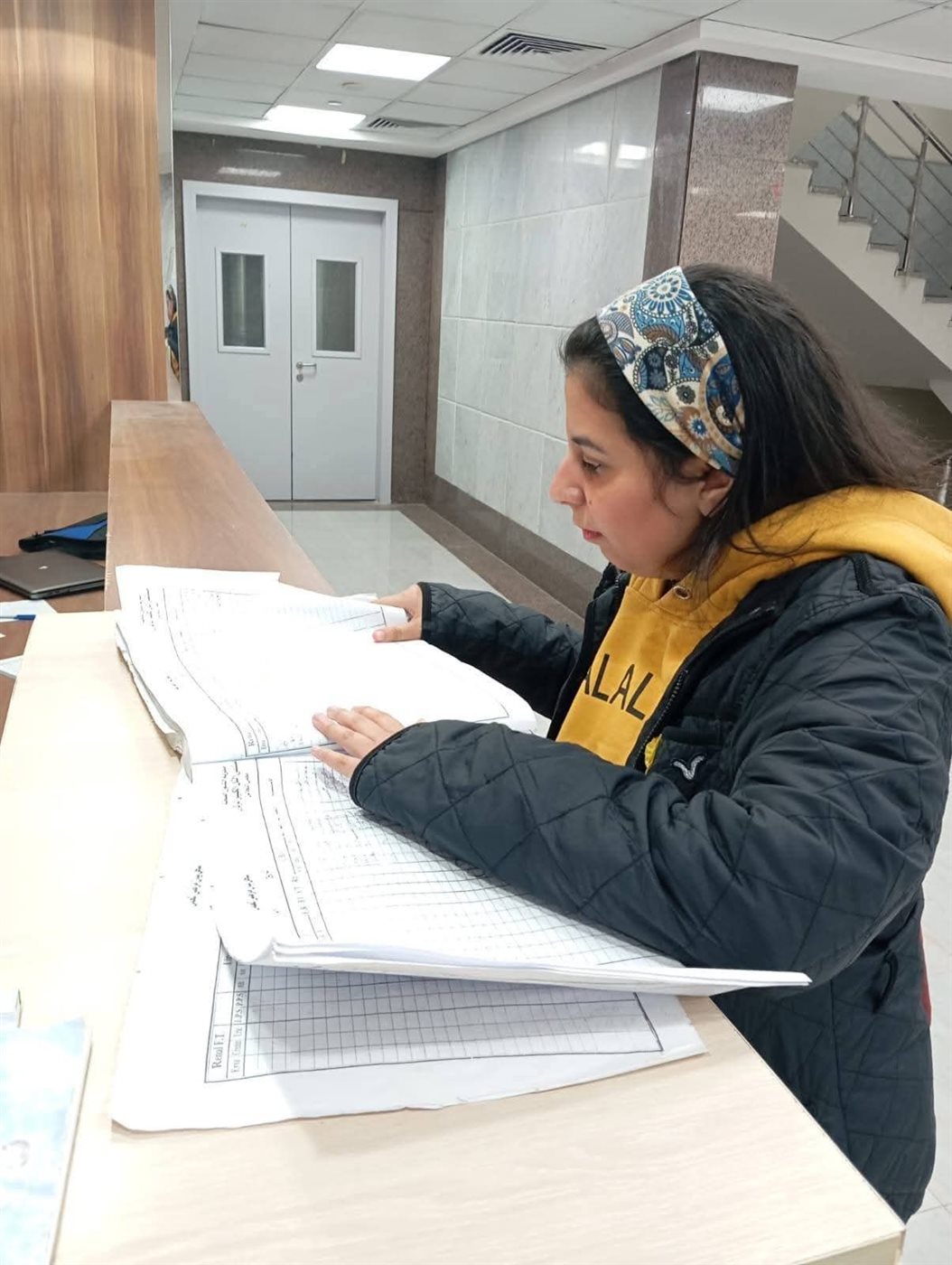 فريق إشراف مديرية الصحة خلال تفقد مستشفى التل، فيتو