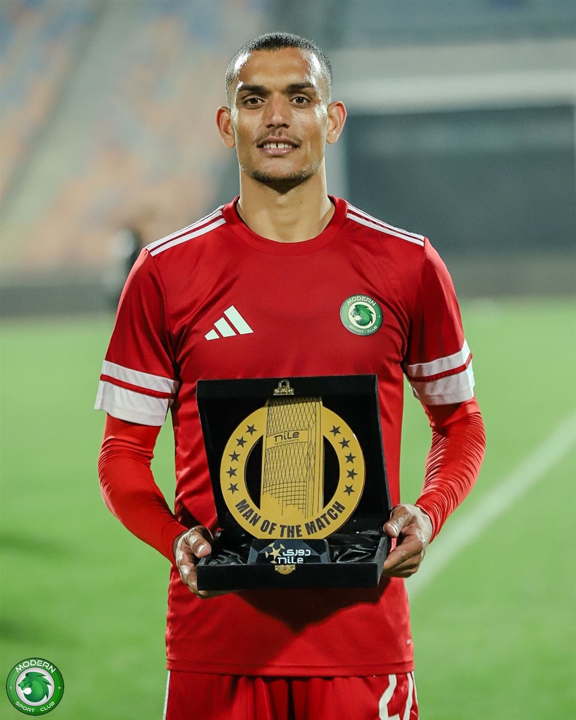 غنام محمد رجل مباراة الإسماعيلي ومودرن سبورت في الدوري المصري&nbsp;