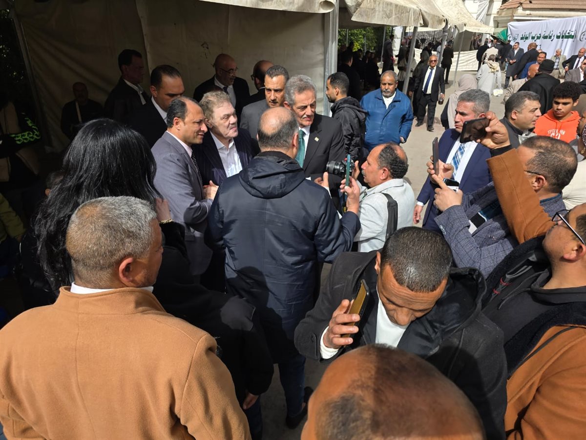 زحام شديد في انتخابات رئاسة حزب الوفد