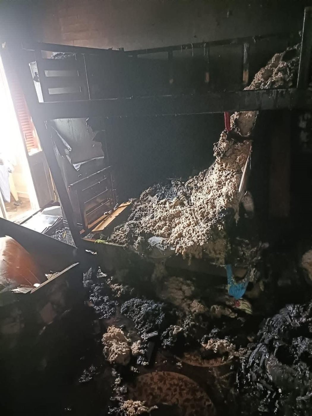 حريق شقة بشبرا الخيمة، فيتو