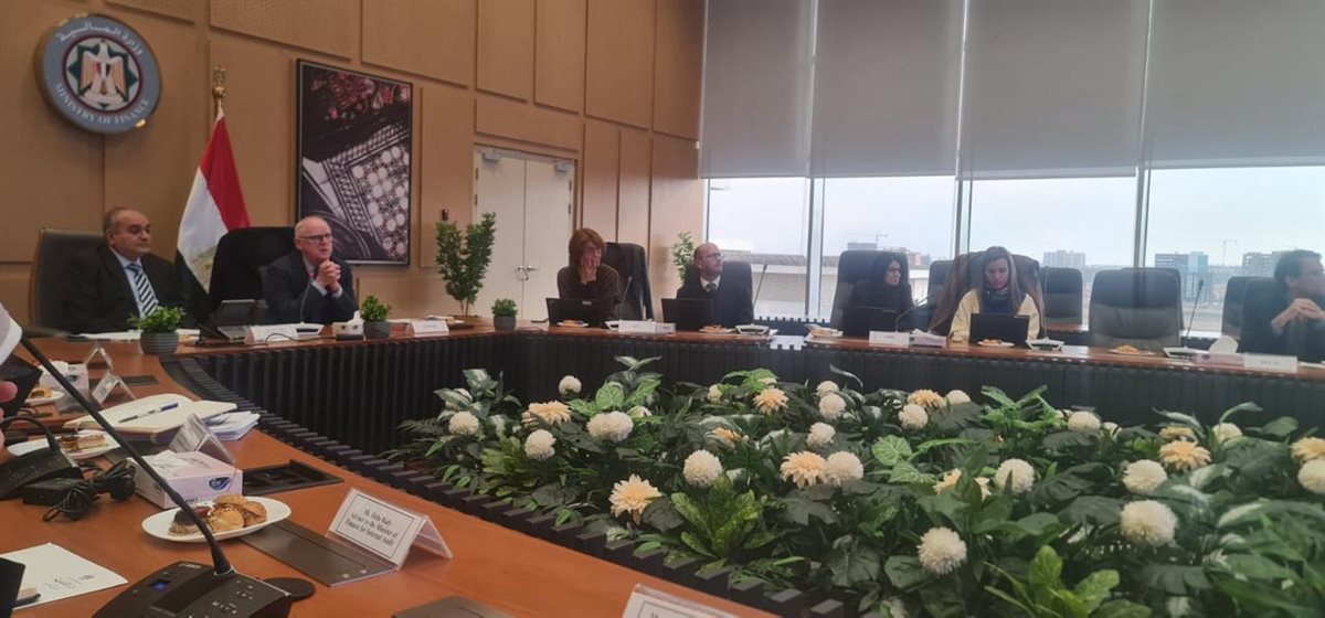 وزارة المالية: حققنا مؤشرات اقتصادية جيدة انعكست في ارتفاع معدل النمو 3 الاجتماع السنوي الثالث للجنة التنسيقية لإدارة المالية العامة مع ممثلي منظمات التمويل الدولية