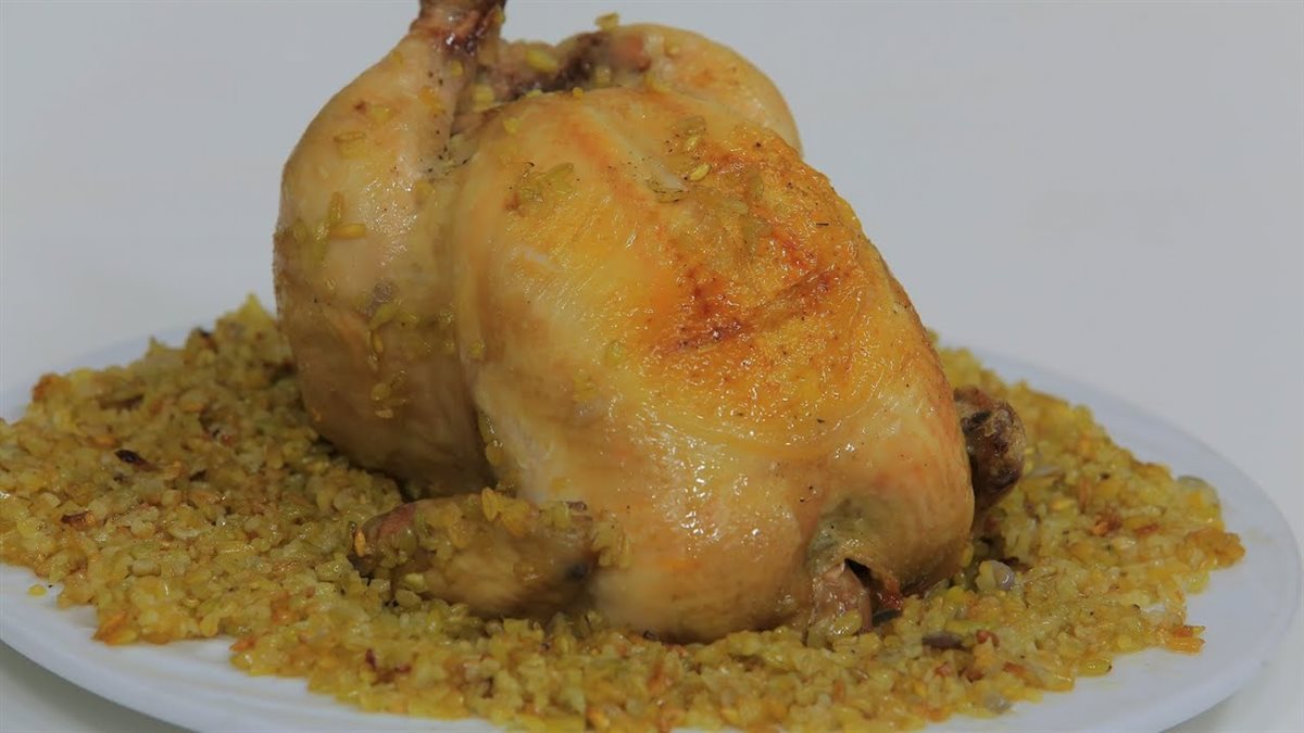 طريقة عمل الفراخ المحشية بالفريك&nbsp;