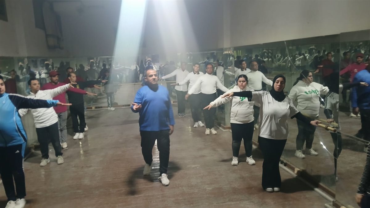 جانب من تدريبات الفرقة،فيتو