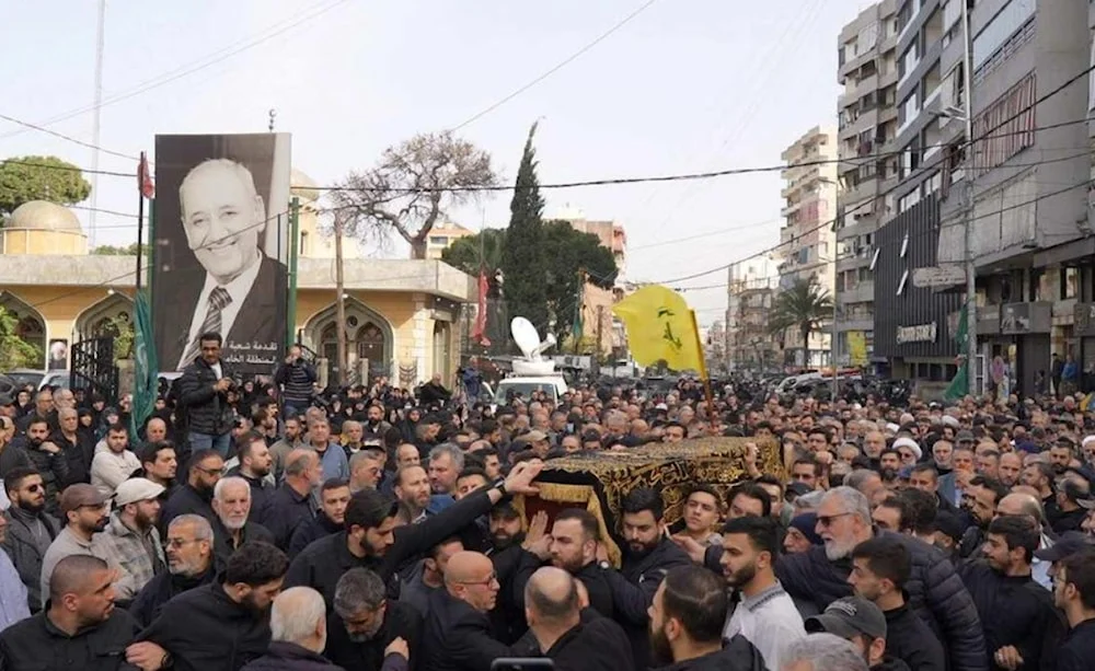 بيروت تودع والد شهيد الأمة حسن نصر الله بحضور شعبي حاشد، فيتو