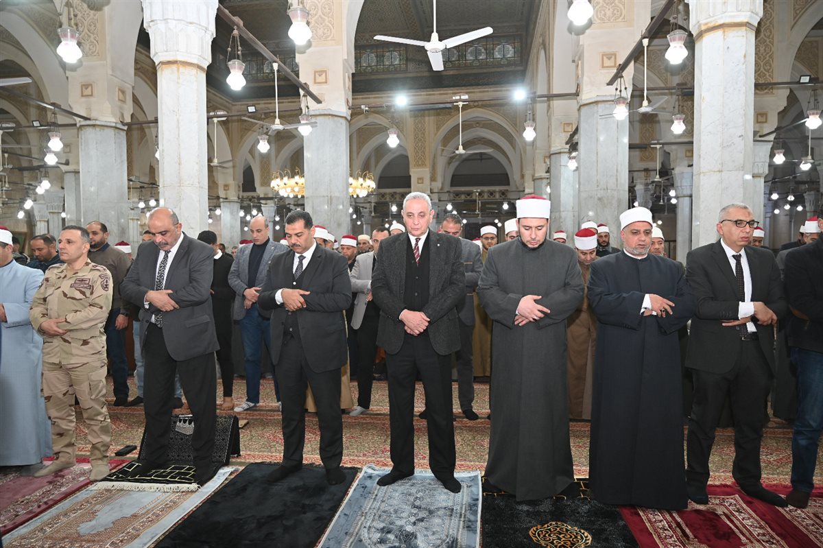 محافظ الغربية يشهد احتفال مديرية الأوقاف بليلة النصف من شعبان داخل المسجد الأحمدي