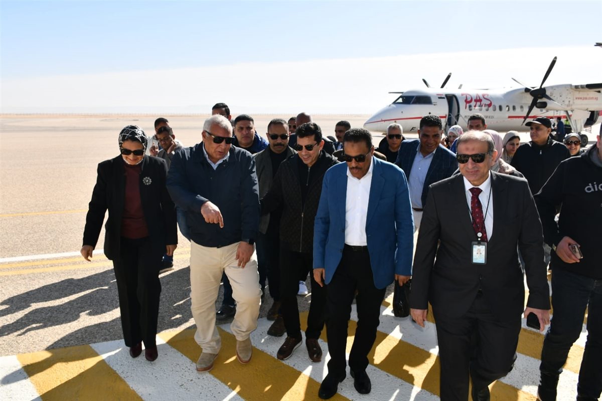 وزير الرياضة في الوادي الجديد لتفقد المنشآت والبرامج الشبابية