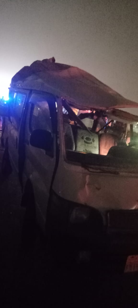 حادث تصادم بالطريق الحر واصابة عضو مجلس نواب بنها ، فيتو