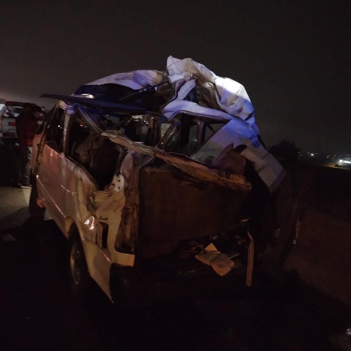 حادث تصادم بالطريق الحر واصابة عضو مجلس نواب بنها ، فيتو