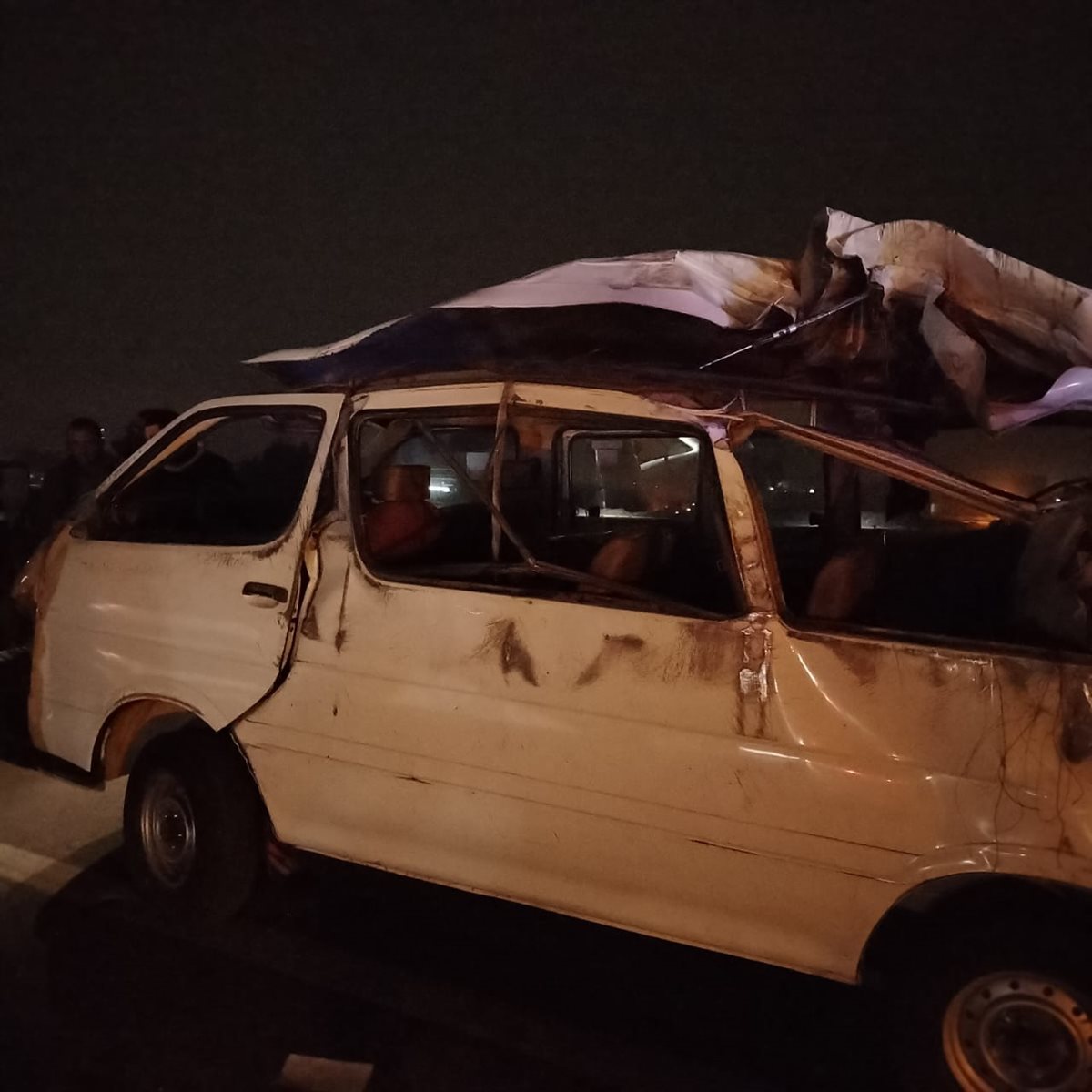 حادث تصادم بالطريق الحر واصابة عضو مجلس نواب بنها ، فيتو