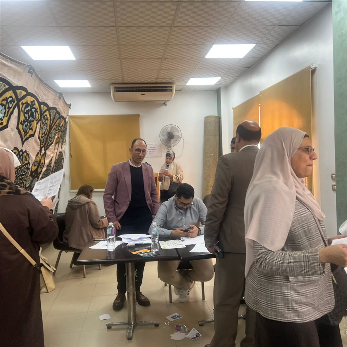 إقبال كثيف على انتخابات نادي أعضاء هيئة التدريس بجامعة الفيوم &nbsp;