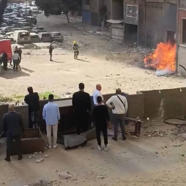 الحماية المدنية تُخمد حريقًا أسفل برج سكني بمنطقة المعادي