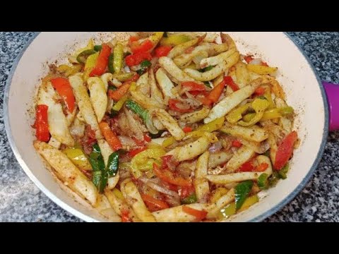 طريقة عمل شاورما البطاطس