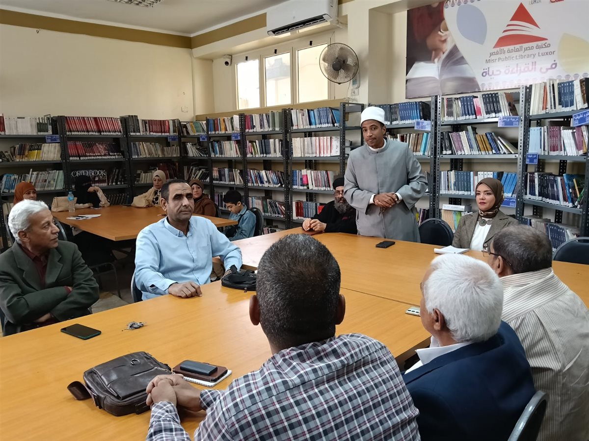 انطلاق منتدى طيبة الثقافي والأدبي بمكتبة مصر العامة بطيبة في الأقصر