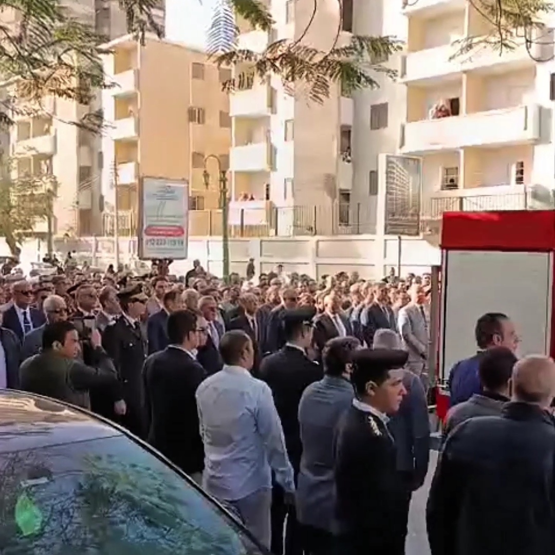 جنازة عسكرية مهيبة في المنيا لتشييع جثمان اللواء مصطفى خليل مفتش داخلية سوهاج، فيتو&nbsp;