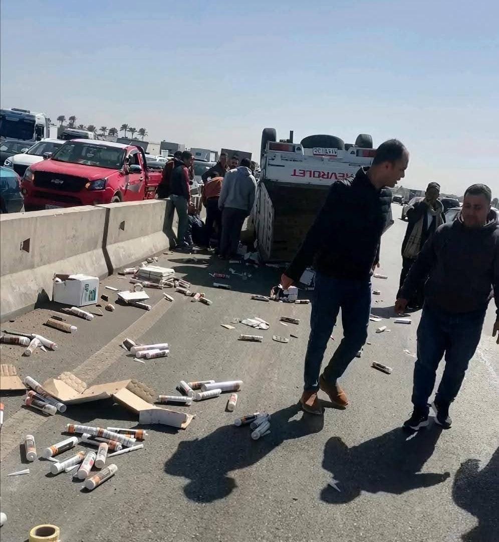 حادث علي طريق شبرا بنها الحر، فيتو&nbsp;
