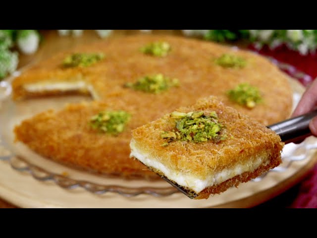 طريقة عمل الكنافة بالقشطة&nbsp;