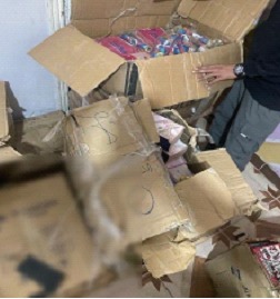 قبل ترويجها بالأسواق.. ضبط 700 ألف قطعة ألعاب نارية داخل مخزن غير مرخص بالإسكندرية