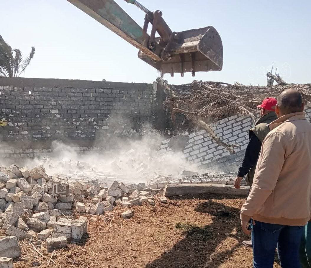 إزالة التعديات المخالفة على الاراضي الزراعيه ببورسعيد، ڤيتو