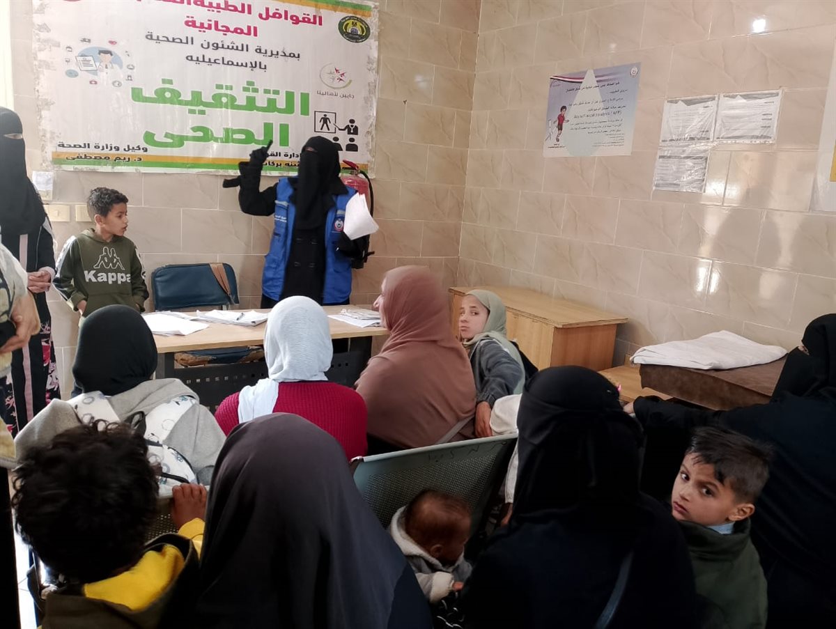 جانب من فاعليات القافلة،فيتو