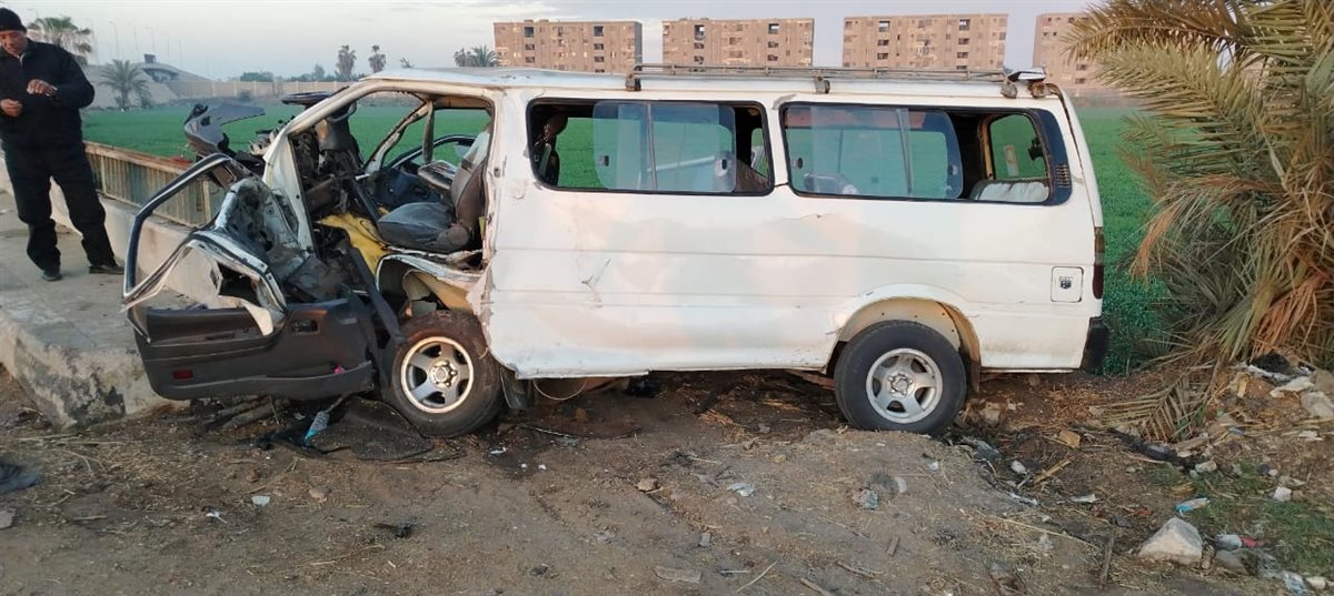 انقلاب سيارة علي الطريق الزراعي، فيتو&nbsp;