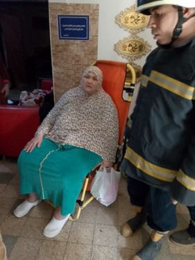 استجابة فورية من الأجهزة الأمنية بنقل سيدة للمستشفى لتلقي العلاج