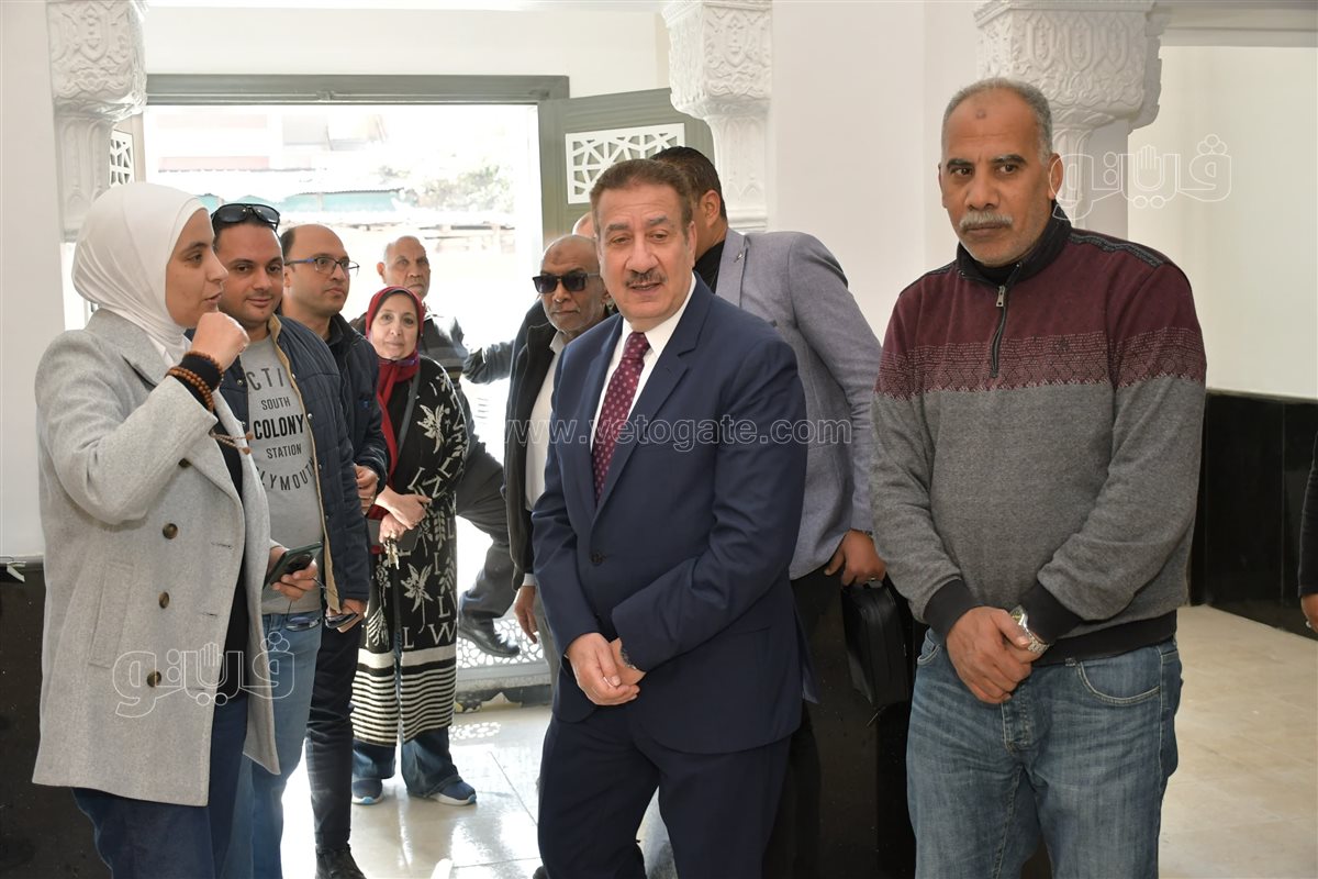 محافظ بورسعيد خلال الجولة التفقدية، ڤيتو