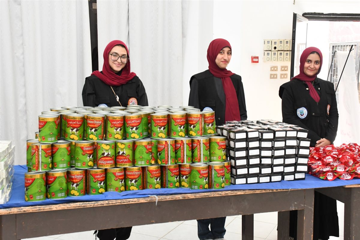 جانب من إعداد المساعدات،فيتو