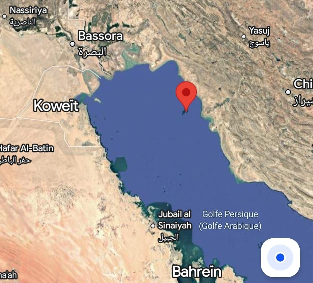 خريطة لجزيرة خرج