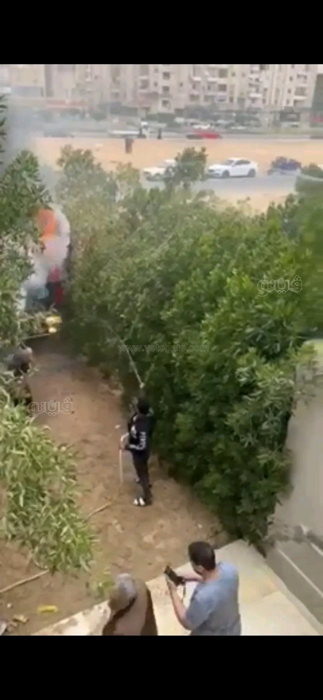 حريق سيارة نقل بالشرقية،فيتو