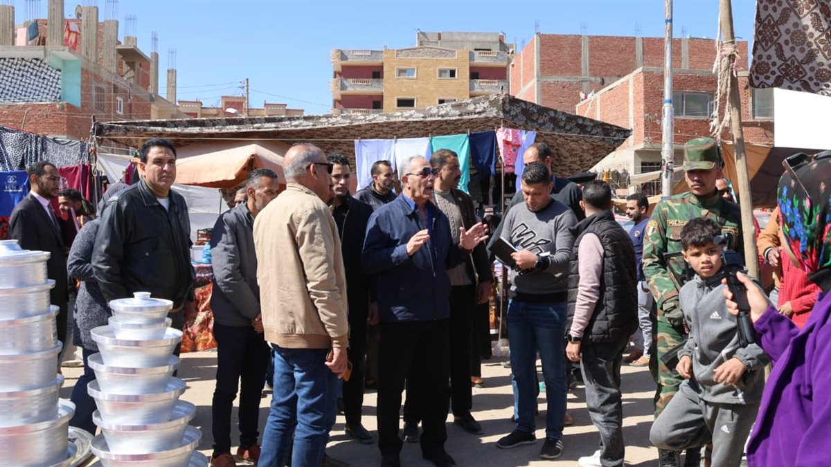 جانب من جولة محافظ الإسماعيلية، فيتو