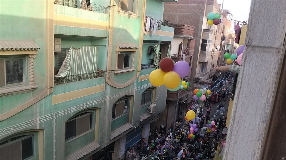 جانب من الأجواء الاحتفالية، فيتو