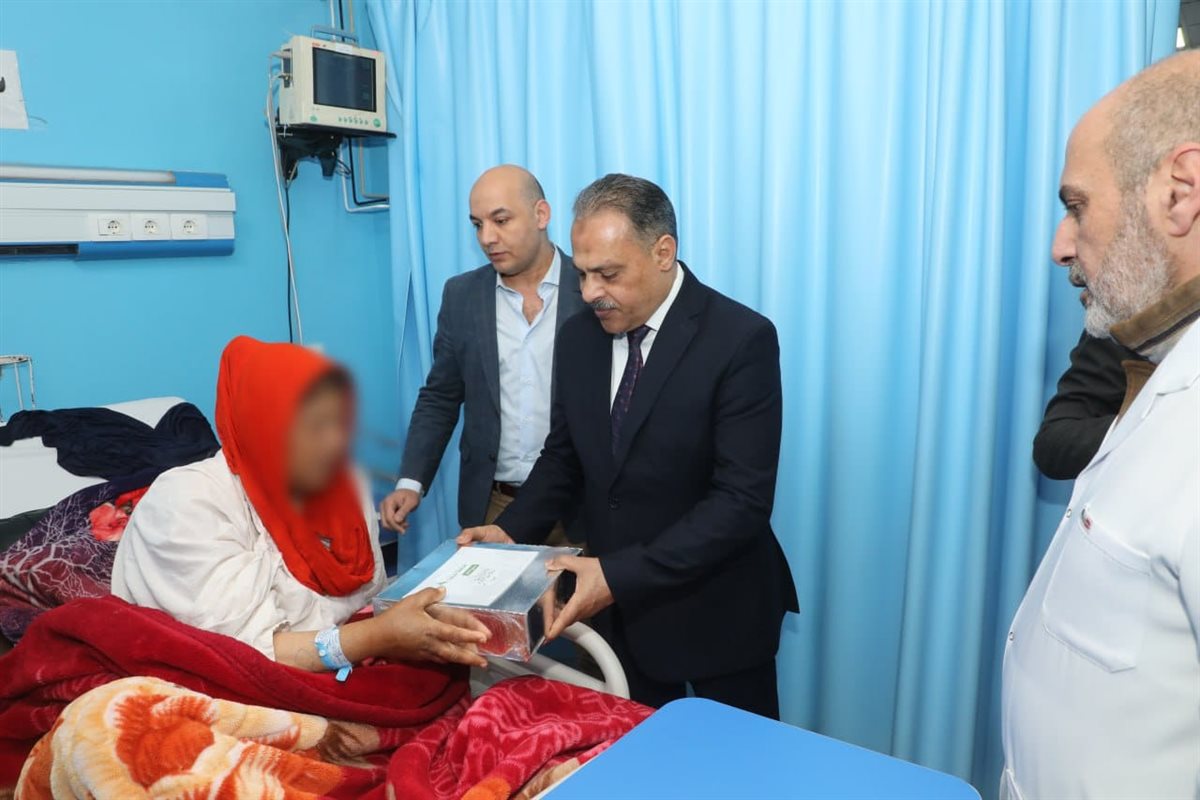 فرحة العيد لا تكتمل إلا مع الجميع: الأشموني يشارك المرضى والأيتام والعمال فرحتهم،فيتو