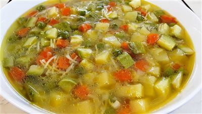 طريقة عمل شوربة الخضار&nbsp;