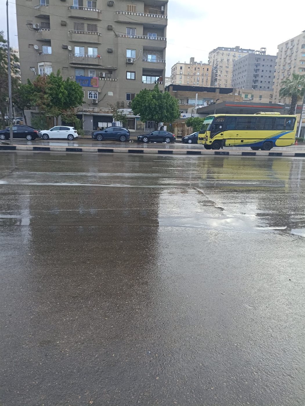 أمطار تغرق شوارع المنوفية والمحافظ يعلن حالة الطوارئ القصوى