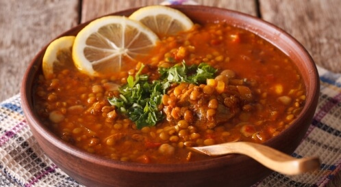 طريقة عمل شوربة الحريرة&nbsp;