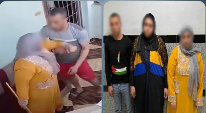 كفر الشيخ، الاعتداء على أم،