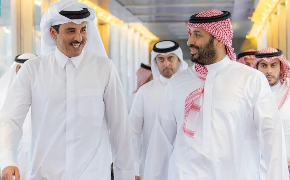 ولي العهد السعودي وأمير قطر، فيتو