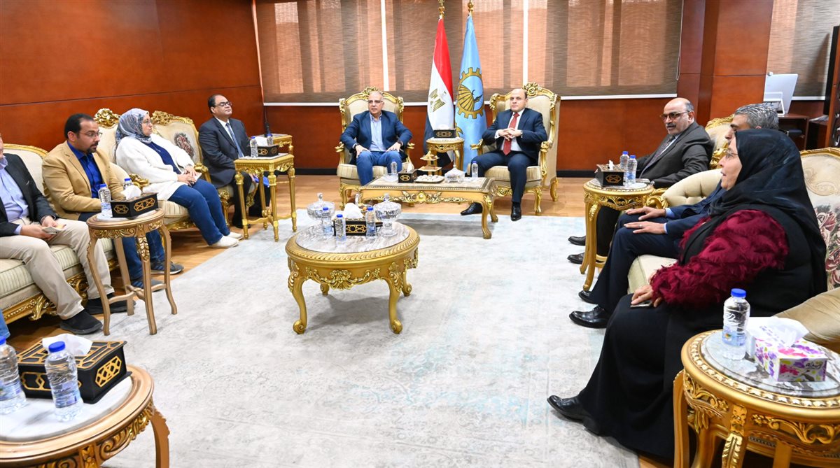محافظ الغربية يستقبل وزير الموارد المائية والري