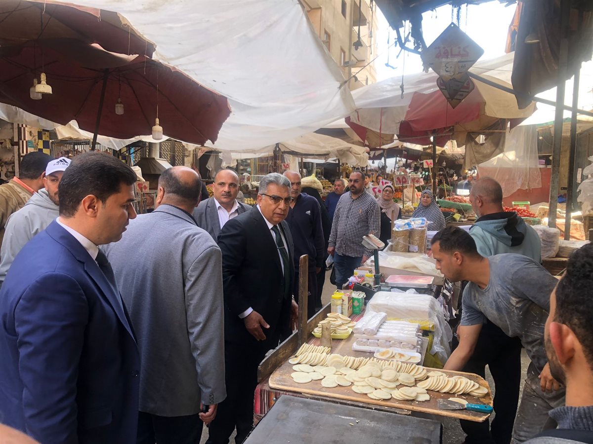 &nbsp;جولة ميدانية لمحافظ الدقهلية &nbsp;بنطاق حي شرق المنصورة