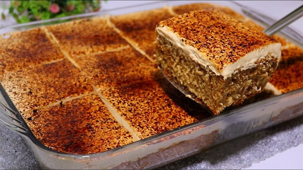 طريقة عمل كيك النسكافيه