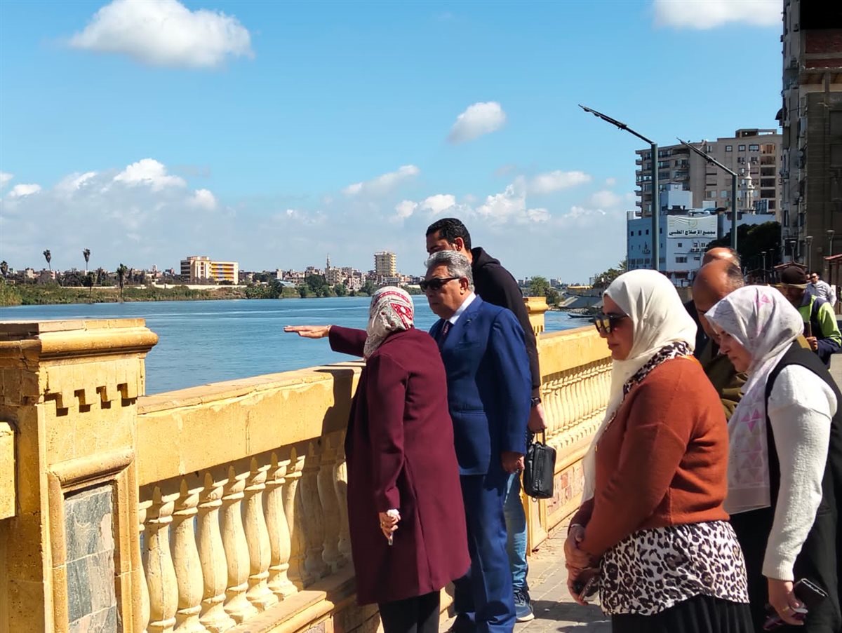 محافظ الدقهلية يتفقد أعمال النظافة&nbsp;