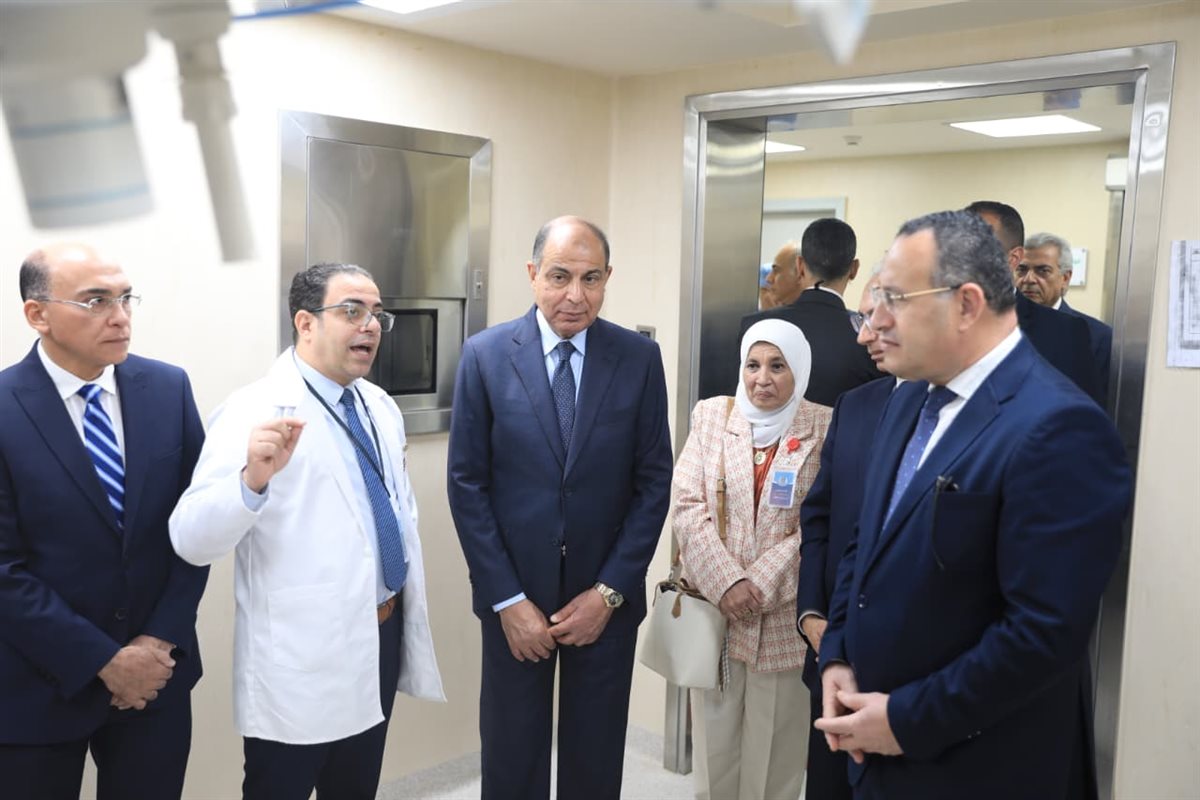 افتتاح مستشفى استقبال ورعاية الأطفال بجامعة المنيا