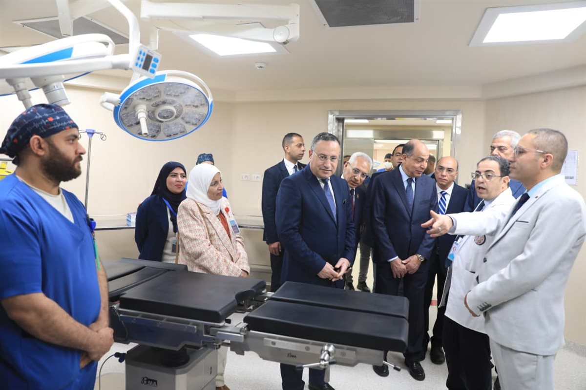 افتتاح مستشفى استقبال ورعاية الأطفال بجامعة المنيا